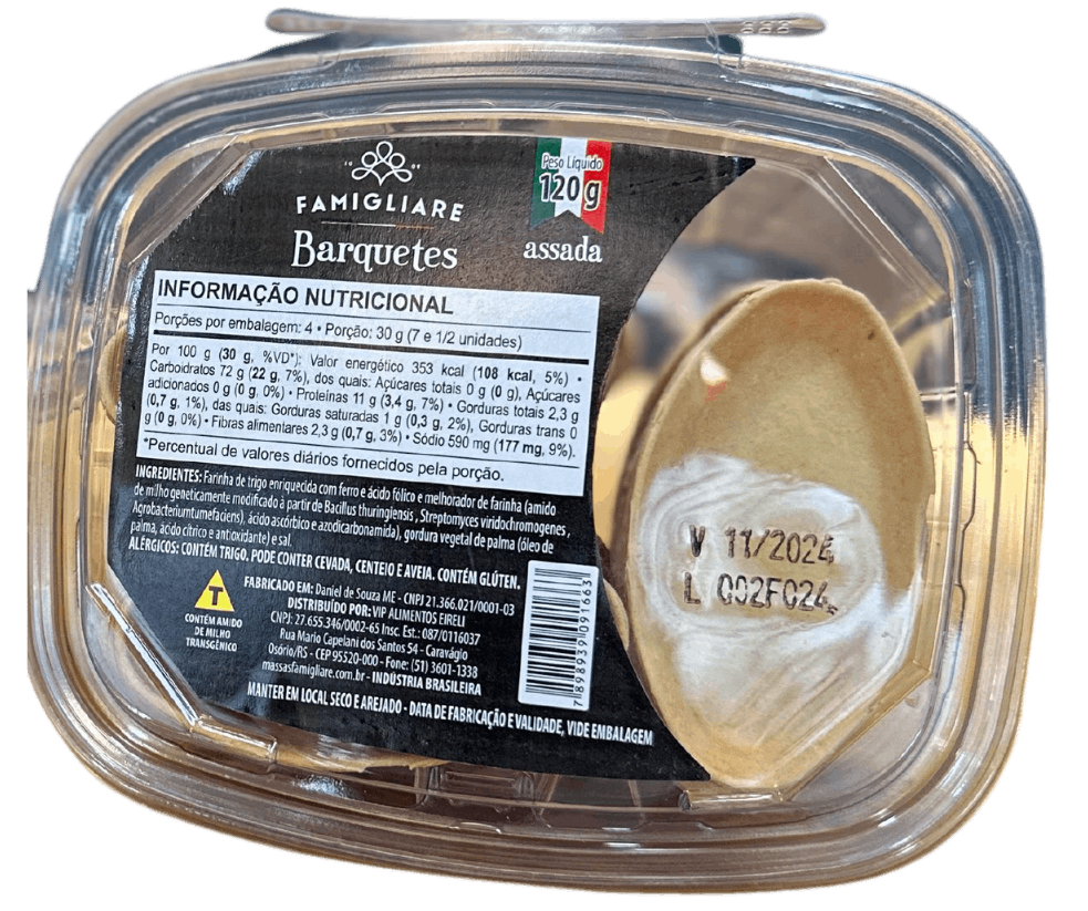 Barquete 120g
