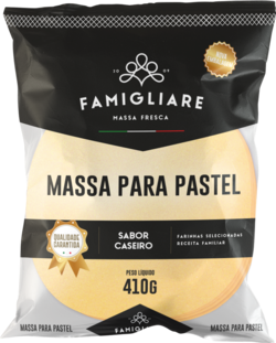 Massa Pastel Disco Médio 410g