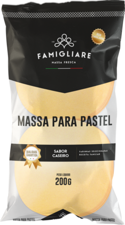 Massa Pastel Disco Pequeno 200g